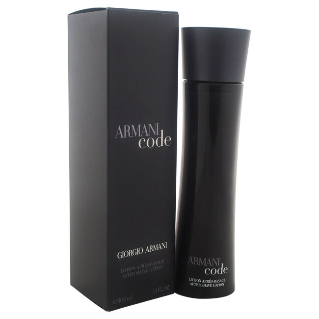 armani black code aftershave