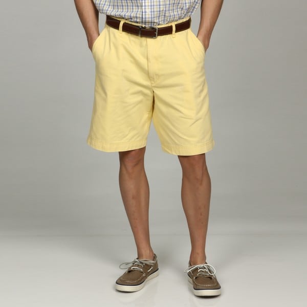 Izod Men's Saltwater Flat Front Shorts Free Shipping On Orders Over