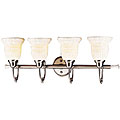 4-light Antique Pewter Vanity Light