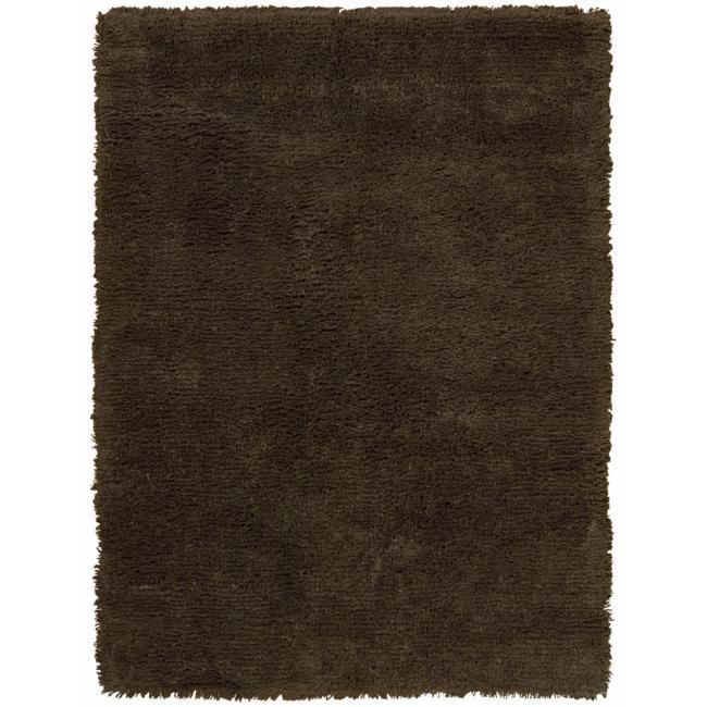 Nourison Splendor Hand tufted Chocolate Rug (5 X 7)