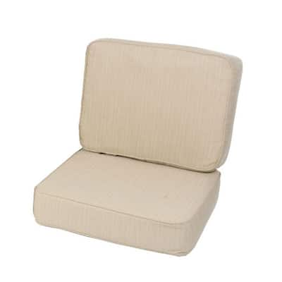 UV-Resistant Armchair Cushion Set made with Sunbrella Fabric