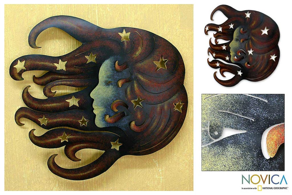 Steel 'Nocturnal Sonata' Wall Art (Mexico)