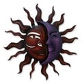 Handmade Steel Romantic Duality Wall Art (Mexico)