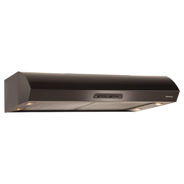 Broan Evolution 1 Series 36 inch Black Under cabinet Range Hood