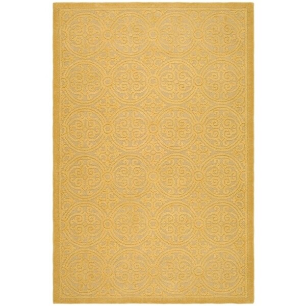 Safavieh Handmade Moroccan Cambridge Gold Wool Rug - 8' x 10'