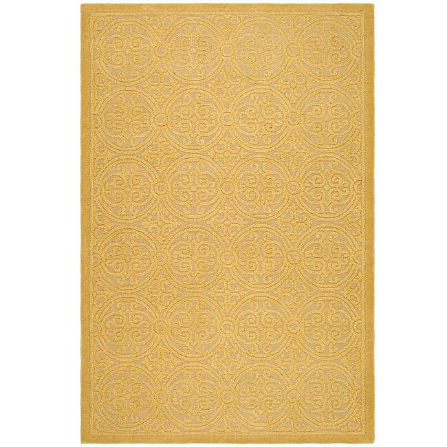 Safavieh Handmade Moroccan Cambridge Gold Wool Rug - 9' x 12'
