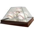 Steiner Sports Glass Pyramid 5-ball Baseball Case