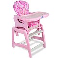 Badger Basket Envee Baby High Chair/ Play Table in Pink