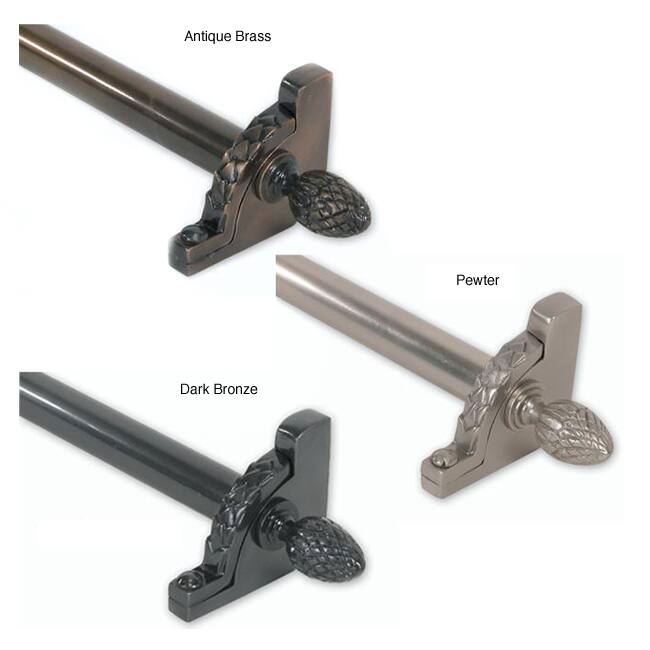 Brass Elegans 28.5-inch Lafayette Stair Rod Set