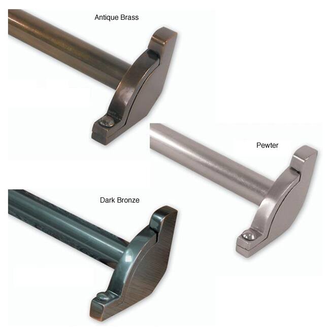 Brass Elegans Jefferson 48-inch Solid Brass Decorative Stair Rod Set