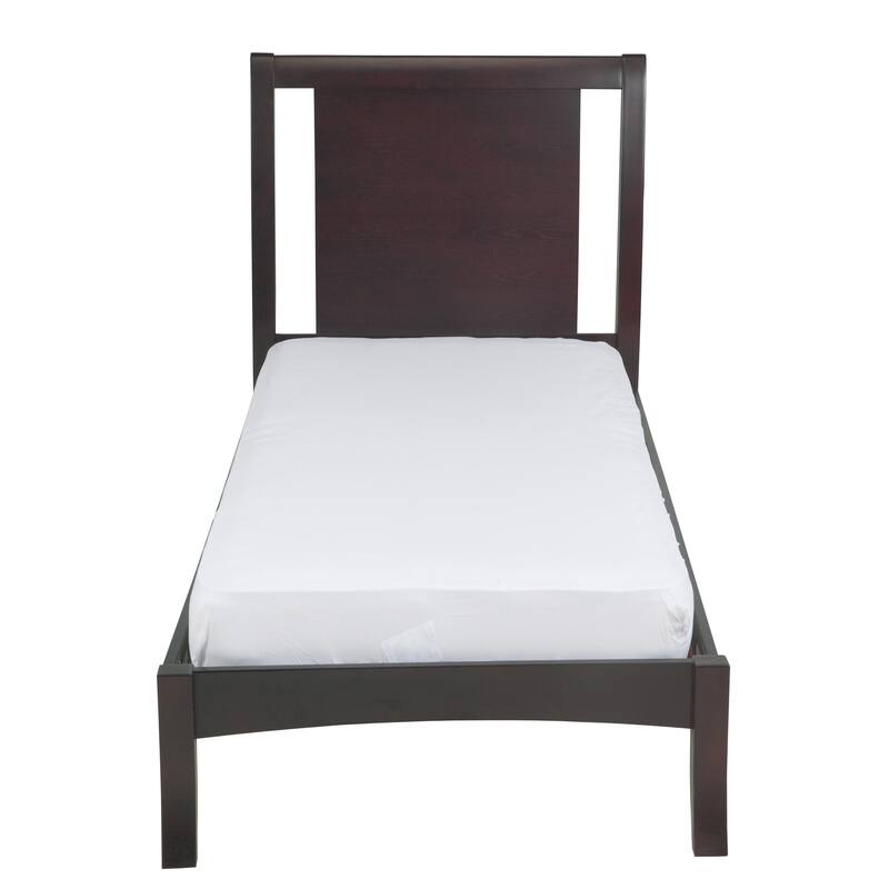 Floating Panel Twin-size Sleigh Bed