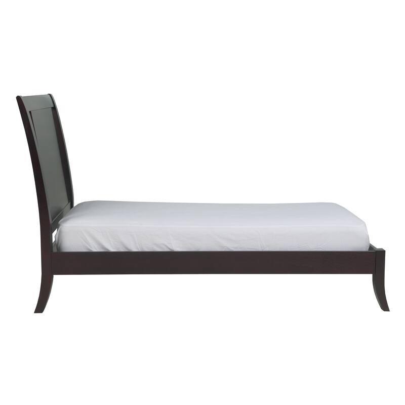 Floating Panel Twin-size Sleigh Bed