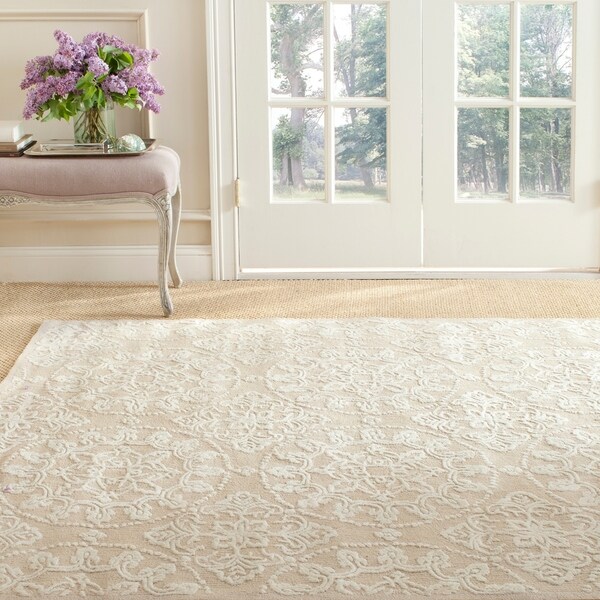 Shop Martha Stewart by Safavieh Terrazza Ivory Cotton Rug 5' 6 x 8' 6