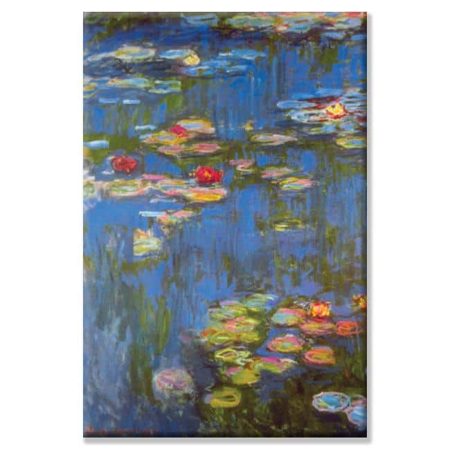 Claude Monet 'Water Lilies #3' Canvas Art - Bed Bath & Beyond - 5170148