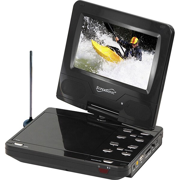 Shop Supersonic SC-291 7-inch Portable LCD TV and DVD Player ...