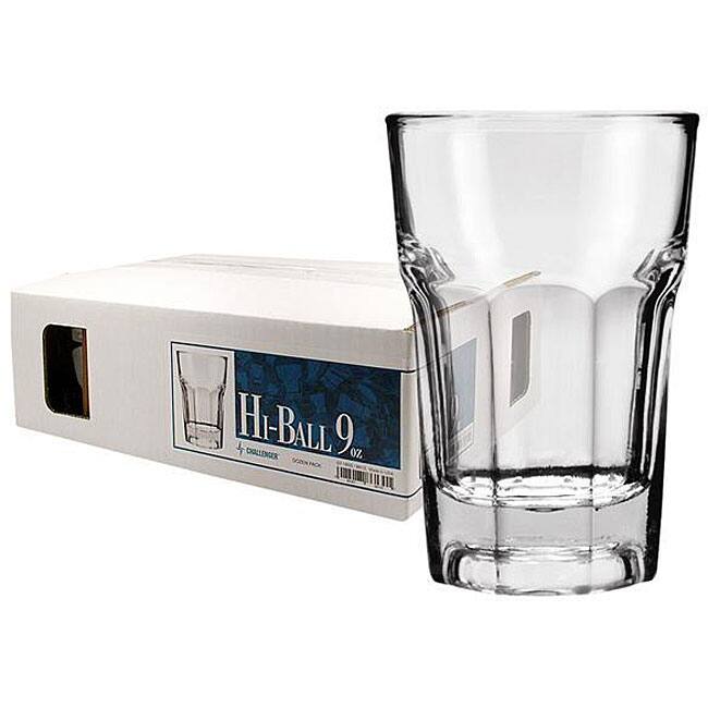 Challenger 9-oz Beverage Glasses (Pack of 12)