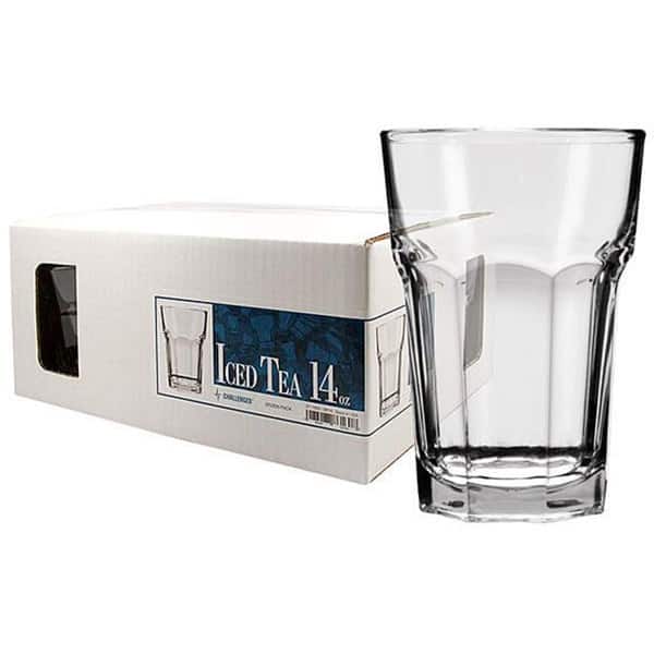 Challenger 14-ounce Iced Tea Beverage Glasses (Set of 12) - Bed Bath &  Beyond - 5171440