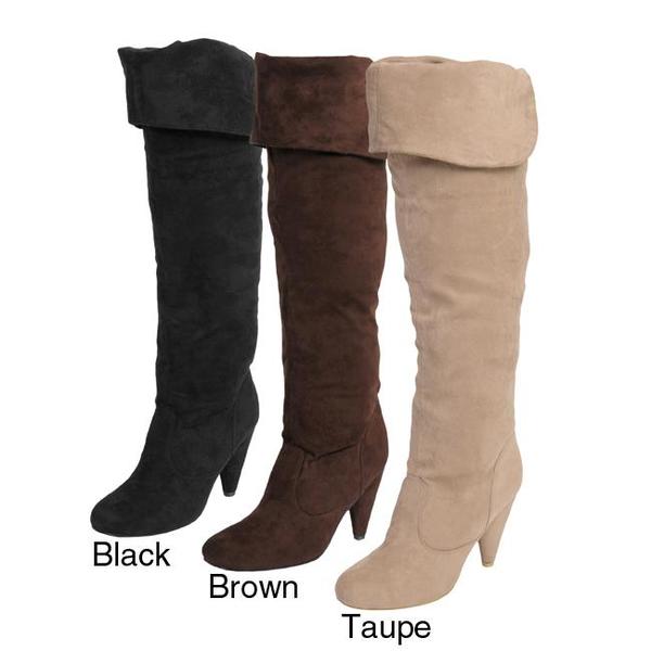 journee thigh high boots