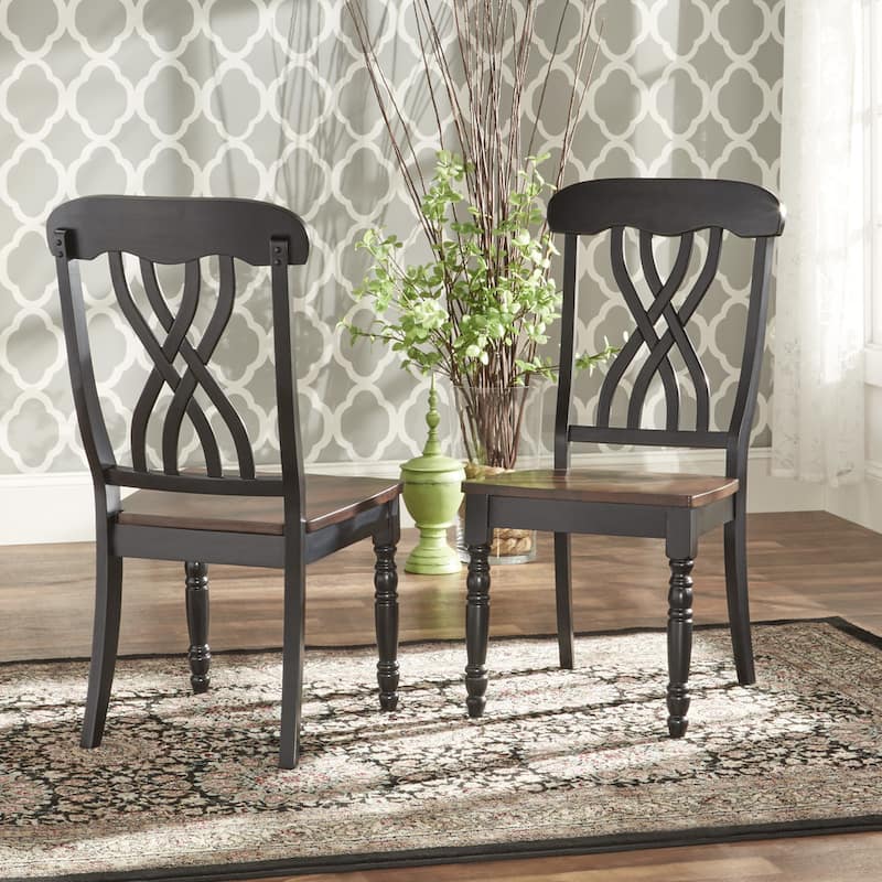 Mackenzie Country Round Scroll Back Dining Set by iNSPIRE Q Classic