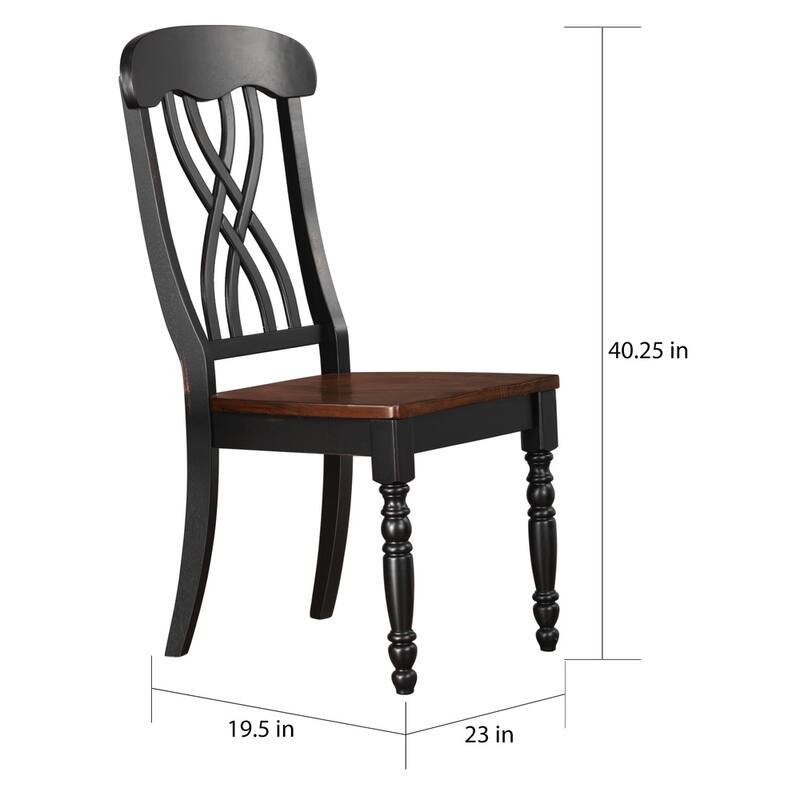 Mackenzie Country Round Scroll Back Dining Set by iNSPIRE Q Classic