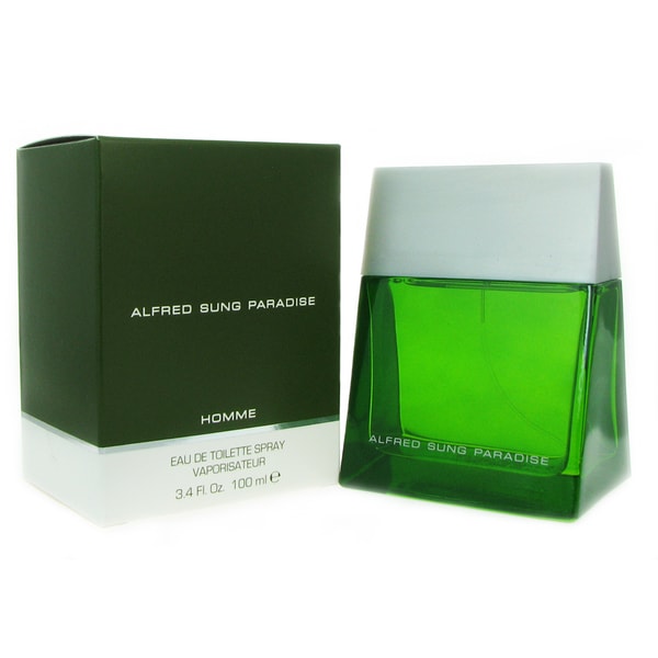 Alfred Sung Paradise Mens 3.3 ounce Eau de Toilette Spray  