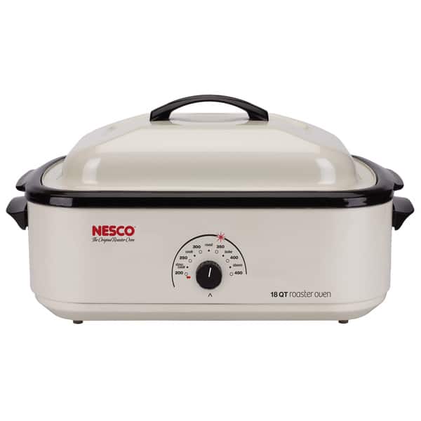  NESCO 18 Quart Roaster Slow Cooker - Red: Home & Kitchen