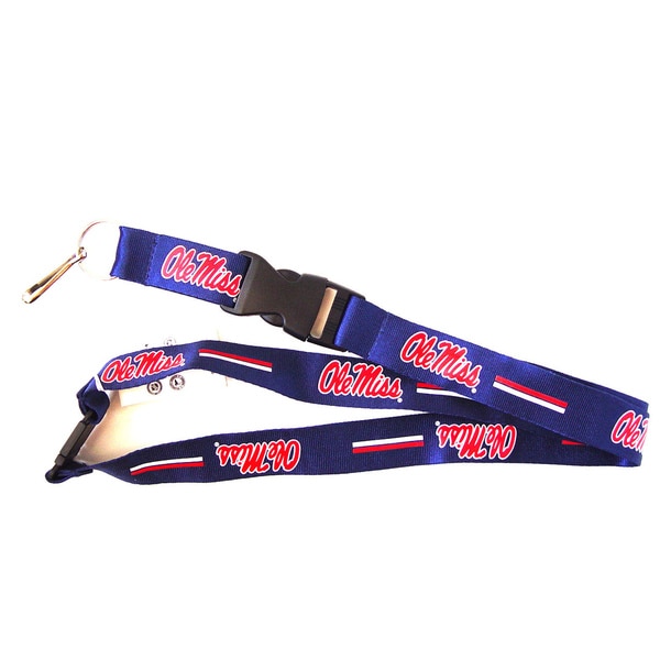 Ole Miss Running Rebels Blue Clip Lanyard   Shopping   Great