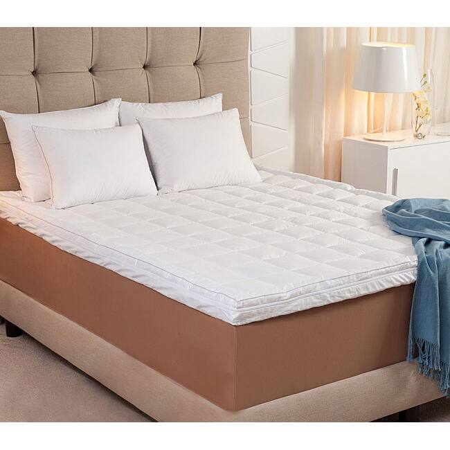 Dream Form Microfiber Memory Foam Mattress Topper Cover