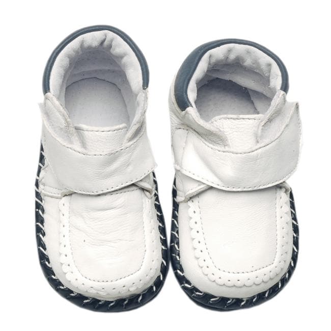 infant white walking shoes