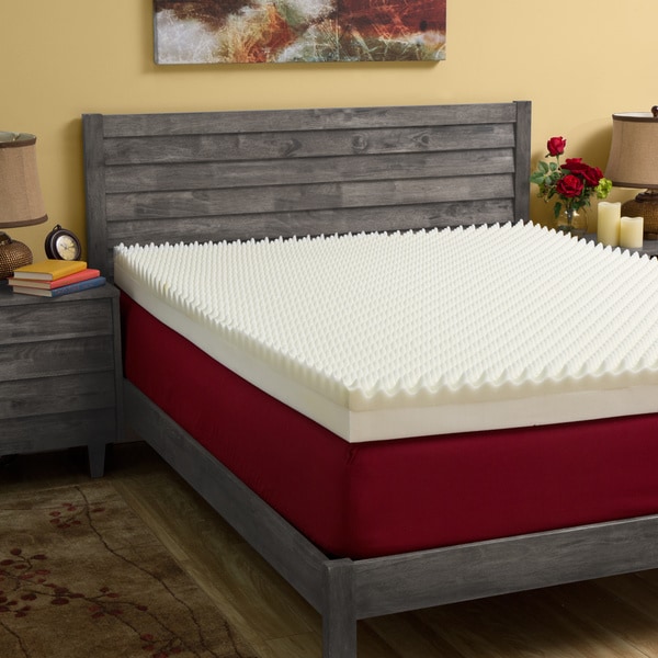 Slumber Solutions Highloft Supreme 4 inch Memory Foam Mattress Topper