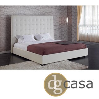 Sophie Tufted White Faux Leather Full Size Platform Bed Sophie Tufted White Faux Leather Full Size Platform Bed