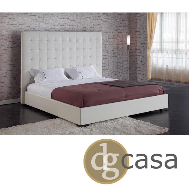 Dg Casa Dg Casa Delano White King Platform Bed White Size King