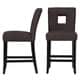 preview thumbnail 38 of 51, Mendoza Keyhole Counter Height Back Stool (Set of 2) by iNSPIRE Q Bold
