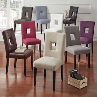 Mendoza Keyhole Back Dining Chair (Set of 2) by iNSPIRE Q Bold