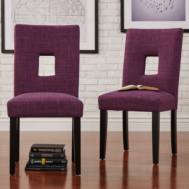 Mendoza Keyhole Back Dining Chair (Set of 2) by iNSPIRE Q Bold