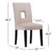 preview thumbnail 12 of 43, Mendoza Keyhole Back Dining Chair (Set of 2) by iNSPIRE Q Bold