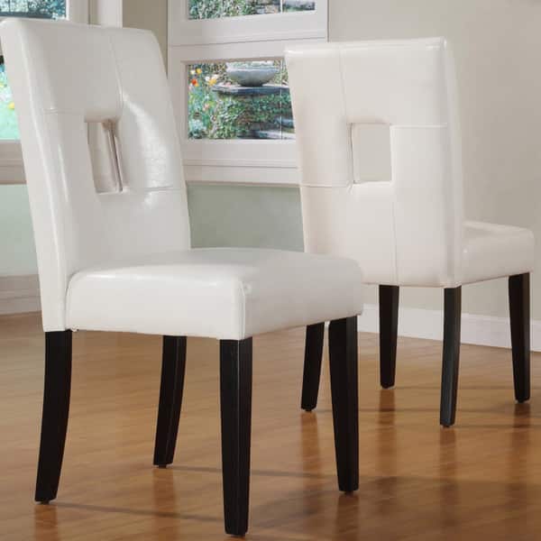 Mendoza Keyhole Back Dining Chair (Set of 2) by iNSPIRE Q Bold