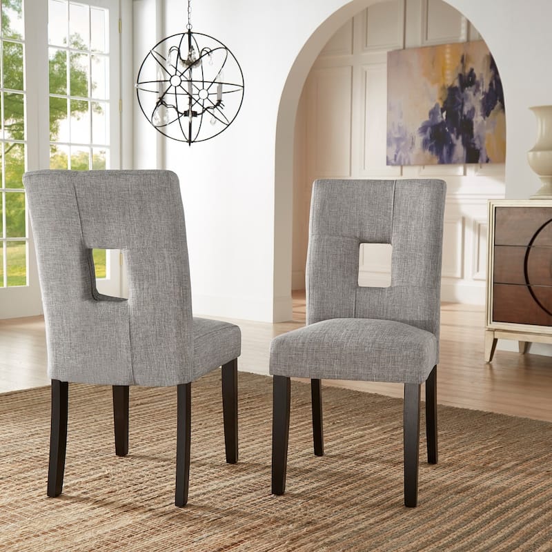 Mendoza Keyhole Back Dining Chair (Set of 2) by iNSPIRE Q Bold