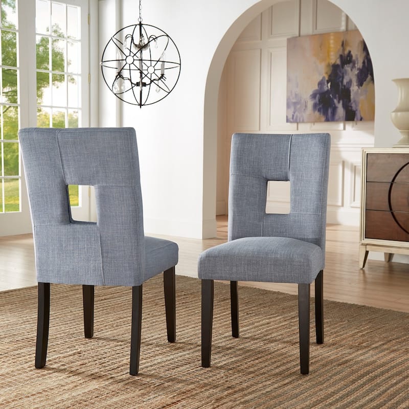 Mendoza Keyhole Back Dining Chair (Set of 2) by iNSPIRE Q Bold