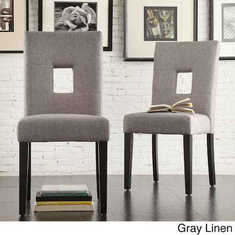 Mendoza Keyhole Back Dining Chair (Set of 2) by iNSPIRE Q Bold