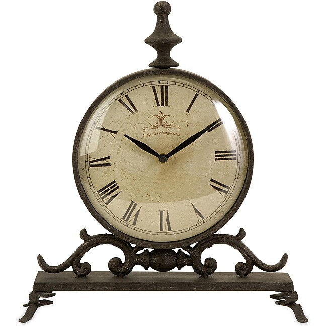 Shop Handcrafted Provence Cafe Siroque Table Clock - Free Shipping ...