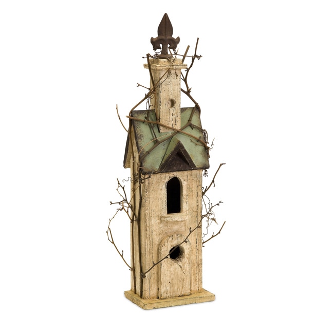 Handcrafted Americana Chateau Birdhouse