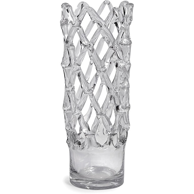 Regent Glass Bamboo Candle Holder