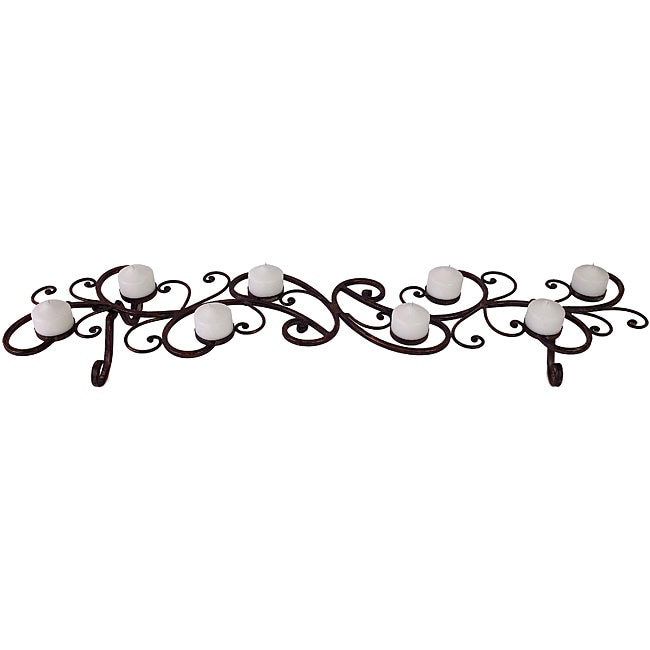 Iron Provence Tabletop Candle Holder