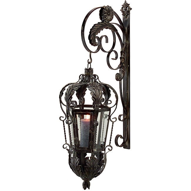 Vicenza Filigree Lantern/ Sconce With Bracket