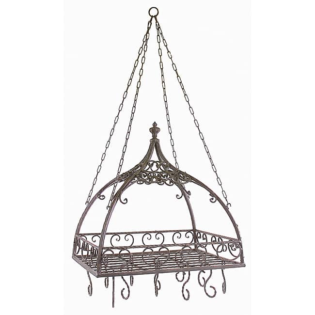 Provence Pot Rack with Hooks