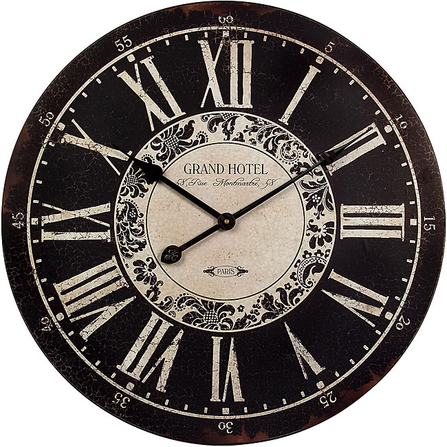 Wood Provence Wall Clock