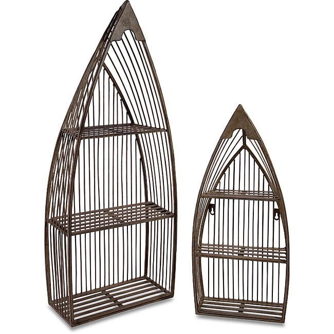 Set of 2 Ahoy Boat Shelves