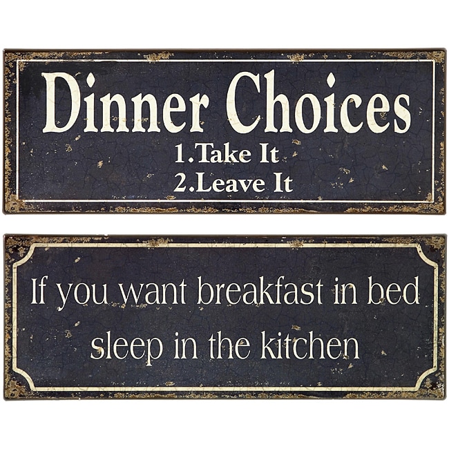 Set Of 2 Americana Moms Words Of Wisdom Signs