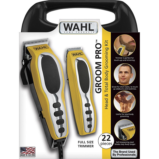 wahl 22 piece hair clipper set